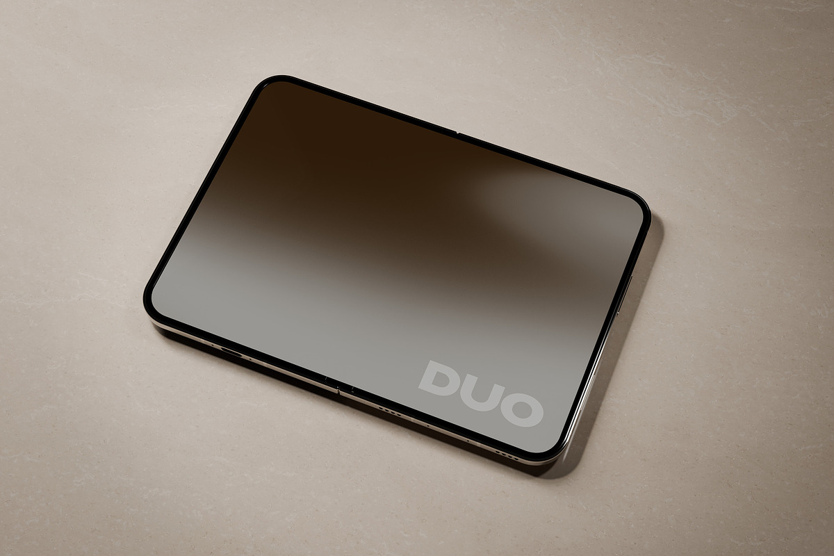 iPhone Duo on Travertine Mockup, an iPhone Mockup by Design Squad (Photo 2 of 2)