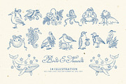 Coastal Christmas Illustration Kit, a Seasonal Illustration by KetteCreate (Thumbnail 12 of 21)