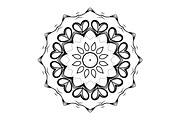 Ornamental Black White Mandala Pack, a Decorative Illustration by NJ Himel (Thumbnail 81 of 103)