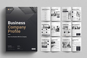 Business Company Profile Template, a Brochure Template by E-Type (Thumbnail 1 of 8)