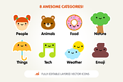 Cuties - Premium Icons/Illustrations, an Emoji Icon by Mauro Gatti (Thumbnail 3 of 4)