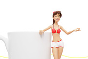 35 Promo Mock-Ups w/ Swimsuit Jenny, an iPad Mockup by Oleg Ribar (Thumbnail 12 of 30)