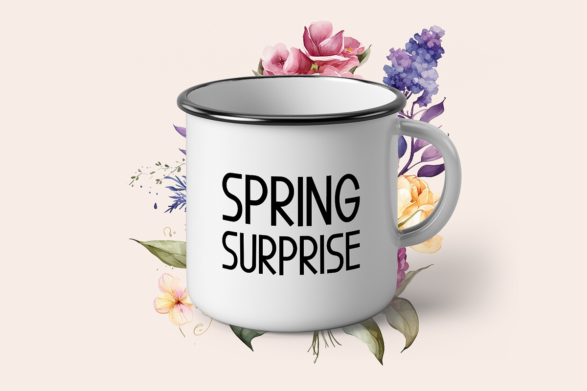 Spring Echoes Typeface, a Sans Serif Font by Seemly Fonts (Photo 3 of 6)