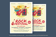 3 Music Event Flyers, a Flyer Template by Marco Zenki (Thumbnail 4 of 5)
