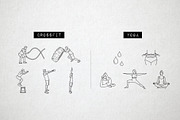 46 Fitness Icons - Exercise, Sports, an Icon by Hatch Design Workshop (Thumbnail 5 of 10)