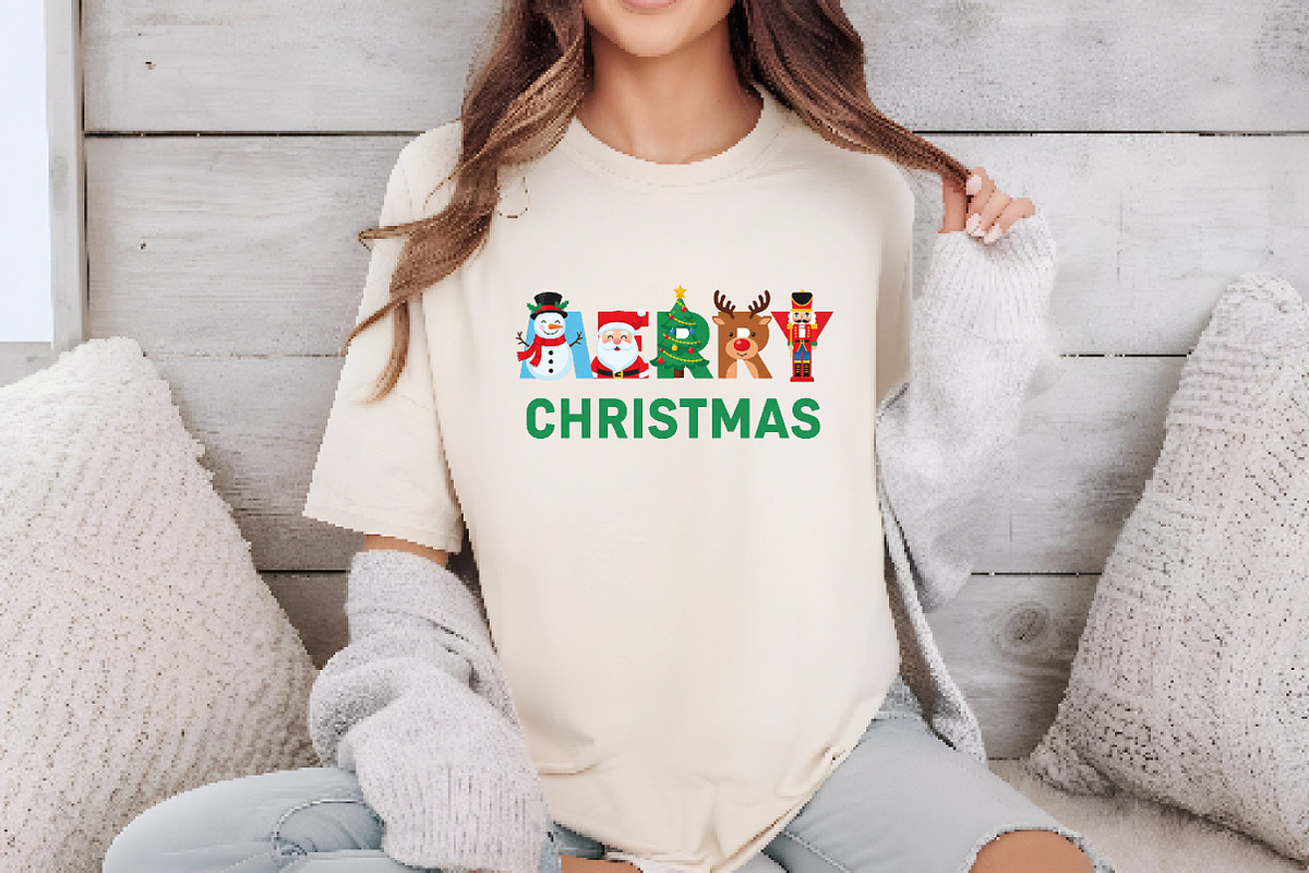 Retro Merry Christmas Png, an Illustration by Dream Creation (Photo 5 of 5)