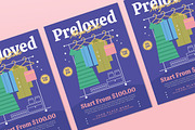 Preloved Sale Instagram Post Flyer, a Flyer Template by Tokosatsu (Thumbnail 4 of 4)