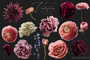 Velveteen Floral Clip Art Collection, an Object Graphic by Eclectic Anthology (Thumbnail 16 of 19)
