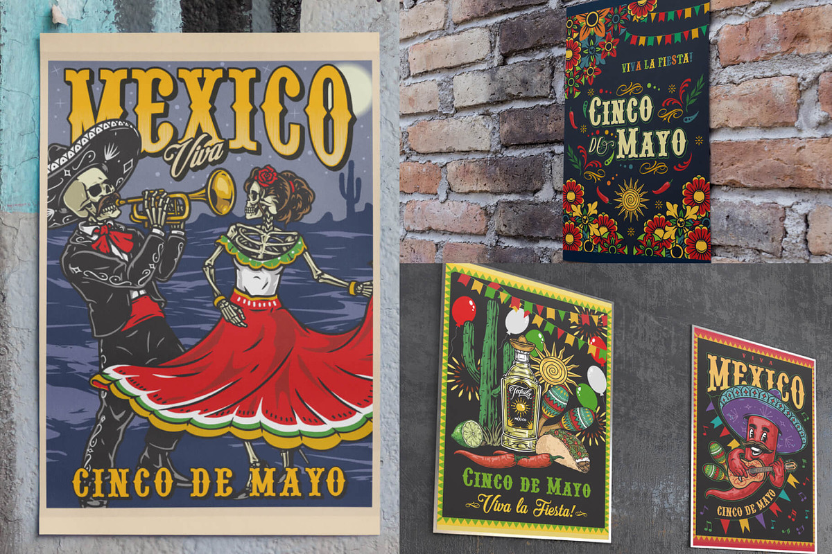 28 Cinco de Mayo posters, a Brochure Template by DGIM studio (Photo 5 of 5)
