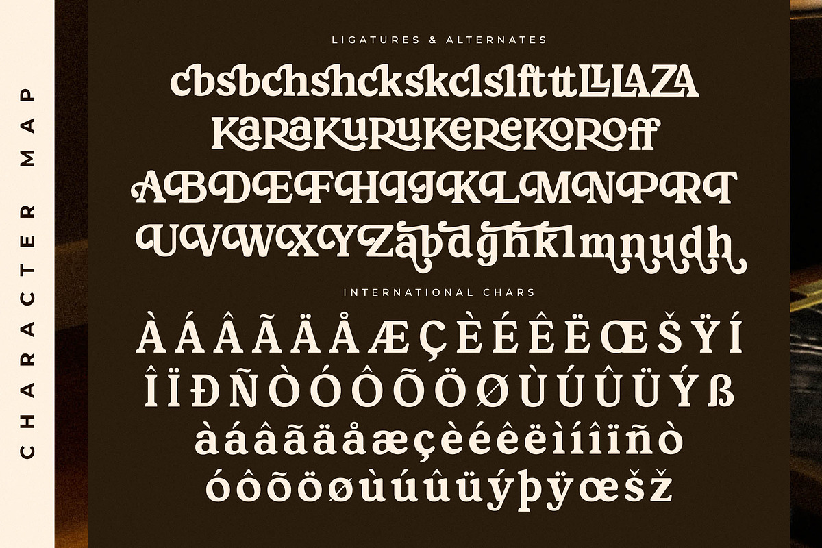 Harbor Nebula Retro Alternate Serif, a Serif Font by Letterena Studios (Photo 14 of 15)