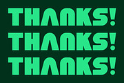 Fegelk Strong Font, a Sans Serif Font by Artiveko (Thumbnail 4 of 8)