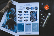 Alchemy. Magic bullet journal set, an Illustration by Scarlet Heath Art (Thumbnail 8 of 13)