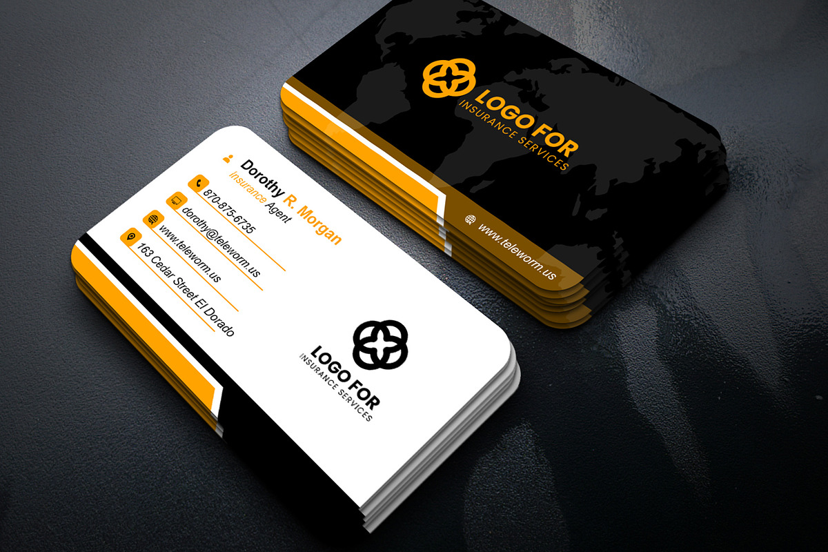 Simple General Business Card PSD