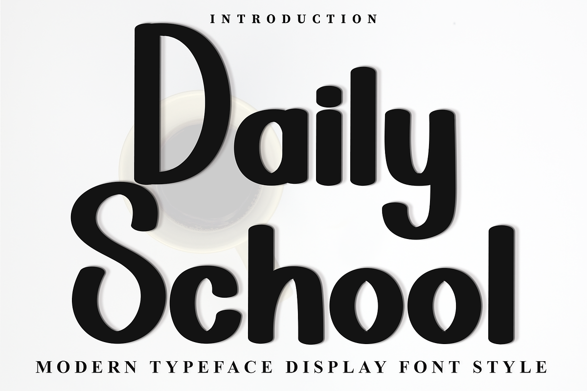 Daily School, a Script Font by InermediaSTUDIO (Photo 1 of 8)