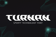 Turnan - Sporty Technology Font, a Sans Serif Font by Attype (Thumbnail 1 of 8)