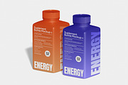 Suplement Bottle Mockup, a Packaging Mockup by Unerispace (Thumbnail 2 of 5)