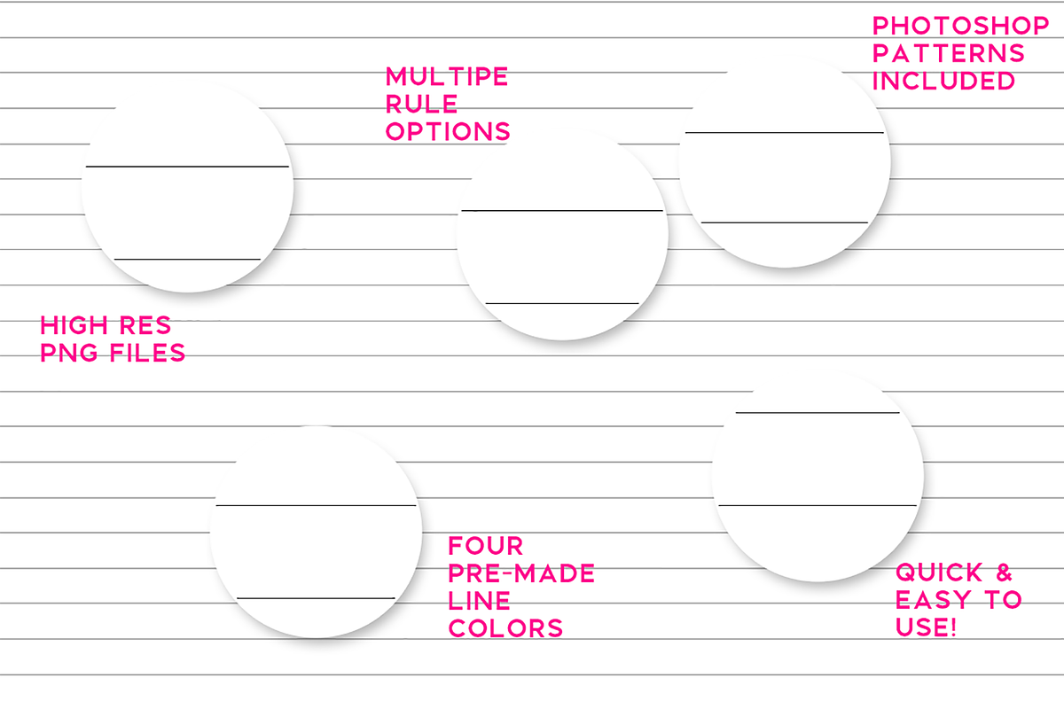 Ruled Line Seamless Pattern Toolkit, a Pattern Graphic by the M&K ...