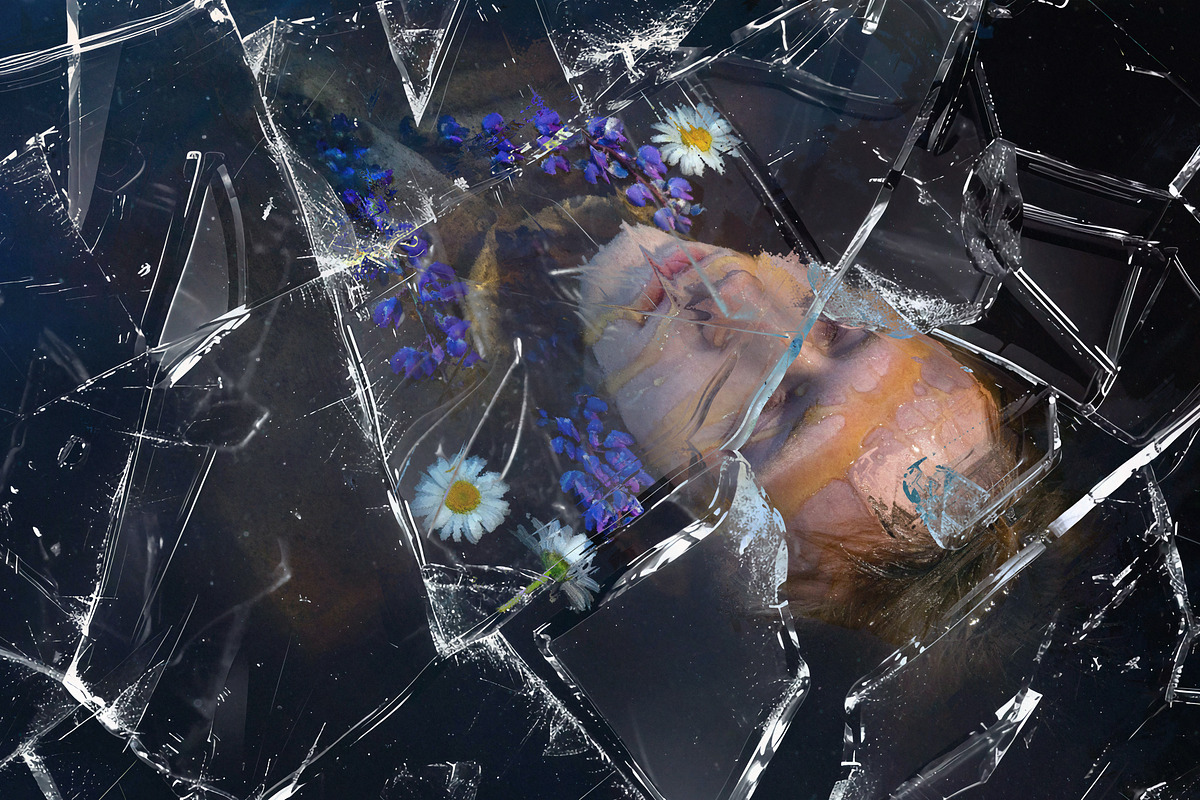 10 Crystal PSD Text Effect+Textures, a Texture Graphic by Lostkids (Photo 4 of 8)