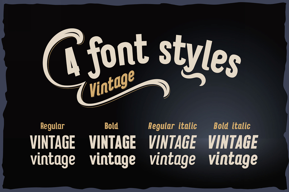 Vitage - elegant sans serif OTF font preview 2