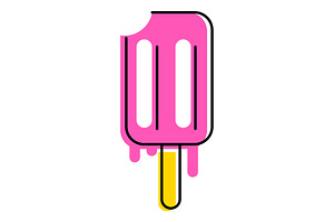 Illustration of ice cream., a Food Illustration by incomible