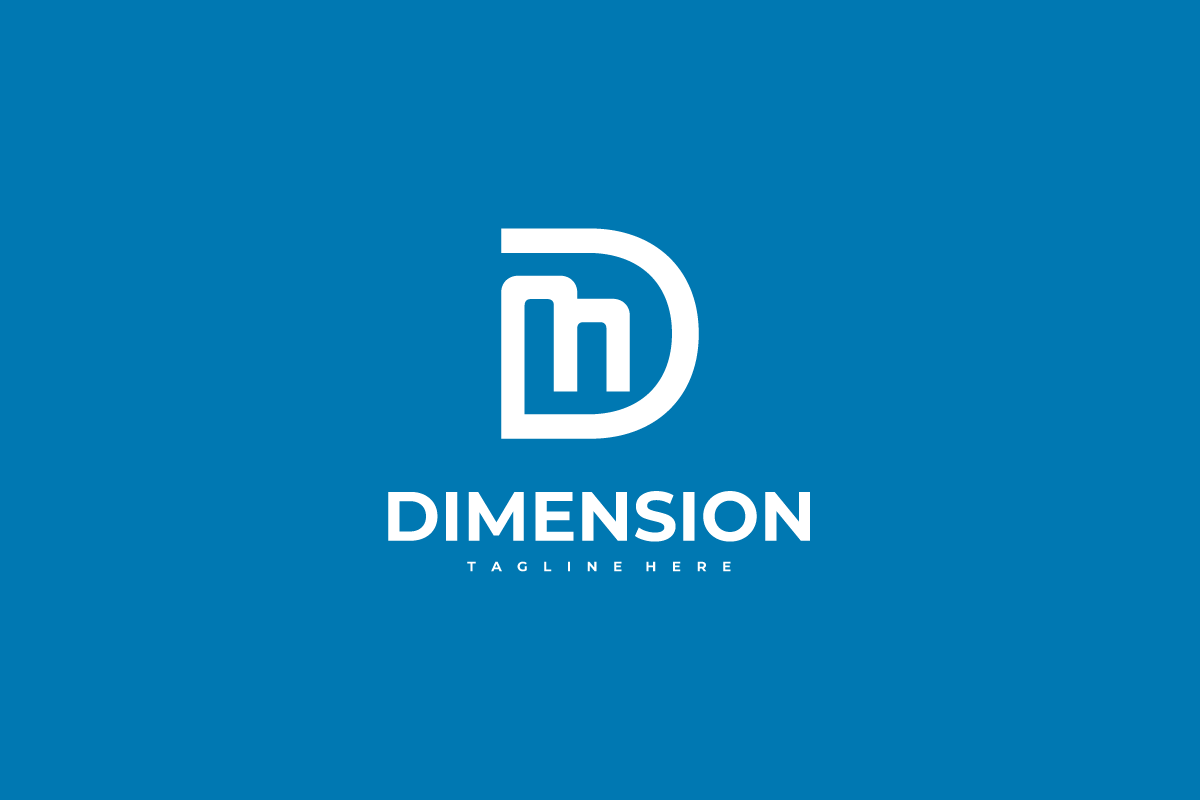 Dimension Letter D DM MD Logo Design, a Branding & Logo Template by yopie (Photo 2 of 4)