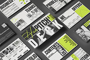 HUE | Pitch Deck Presentation, a Presentation Template by SlideStock (Thumbnail 1 of 10)