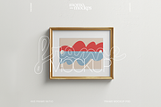 5x4 Gold Horizontal Frame Mockup PSD, a Household Mockup by momomockps (Thumbnail 1 of 11)