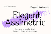Elegant assimetric, a Serif Font by Wow Magic (Thumbnail 1 of 3)
