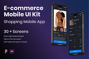 E-commerce Mobile UI Kit