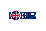 Made in UK Badge Label Bundle, an Illustration by Soufone (Thumbnail 3 of 6)
