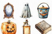 Vintage Halloween Décor Clipart, an Illustration by Craft Nest (Thumbnail 4 of 6)