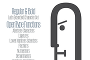 Obcecada Sans & Serif, a Sans Serif Font by deFharo (Thumbnail 4 of 5)