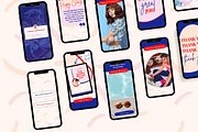 Bold Canva Instagram Story Templates, a Social Media Template by Kurly Creative (Thumbnail 4 of 11)