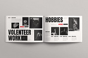 Resume/CV Portfolio Layout Template, a Resume Template by E-Type (Thumbnail 5 of 6)