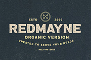Redmayne Organic Version, a Font by Rillatype (Thumbnail 1 of 9)