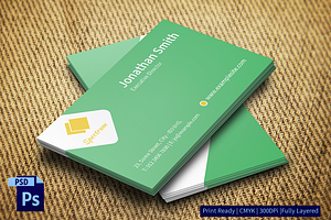 Clean Flat Business Card