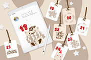Christmas Scandinavian Advent Animal, an Object Graphic by Happy Letters (Thumbnail 6 of 6)