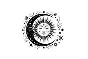 Sun Moon Celestial Mandala Bundle, an Illustration by Gaye Art (Thumbnail 4 of 31)