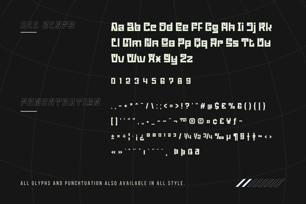 Abodin | Futuristic Font, a Font by twinstd (Photo 11 of 13)