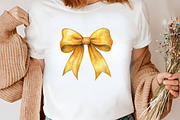 Watercolor Christmas Bow Clipart, an Illustration by Canvas Craft (Thumbnail 6 of 8)