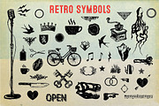 Massive Retro Symbols Bundle-90% Off, a Symbol Font by Albatross (Thumbnail 3 of 9)