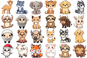 Cute Animals Png, an Animal Illustration by Forhadx5 (Thumbnail 8 of 13)