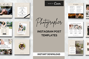 Photographer Instagram Post Template