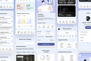 Mental Health & Fitness - UI Kit, an UI Kit Template by Arshad Ali (Thumbnail 3 of 10)