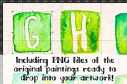 3 Watercolor Alphabet Brush Sets, a Brush Add-On by Violet LeBeaux (Thumbnail 5 of 5)