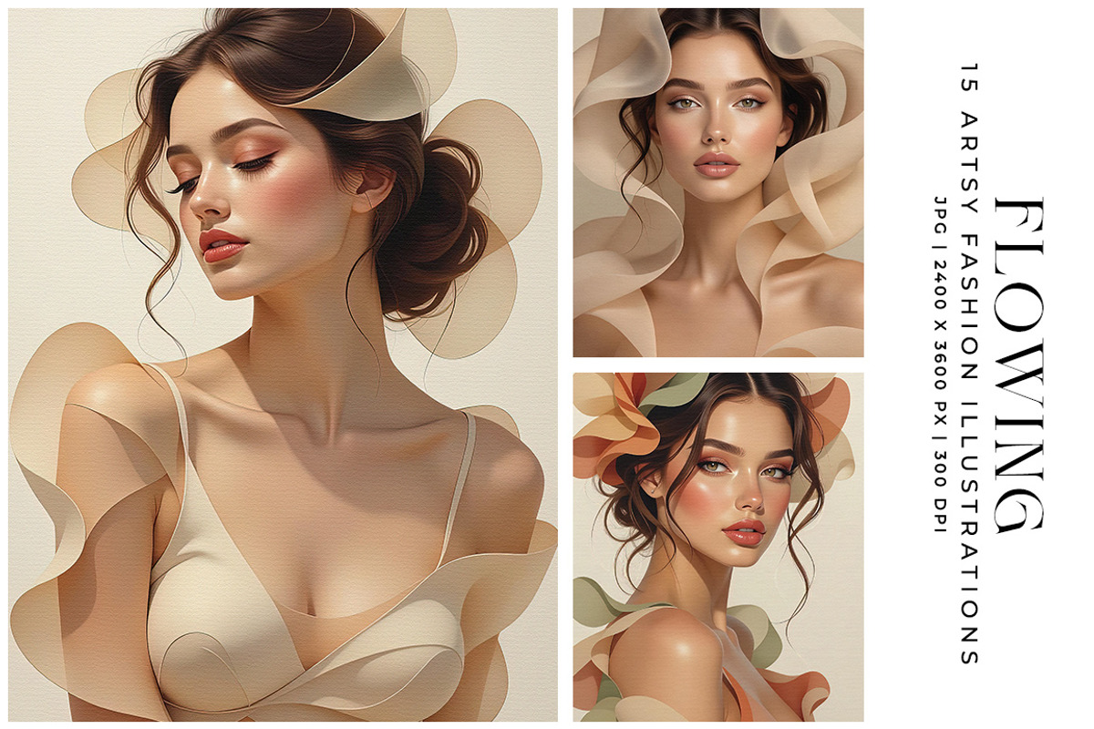 Flowing, a Person Illustration by Digital Art Creations (Photo 5 of 8)