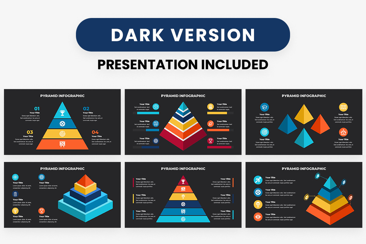 Pyramid Infographics Presentation, a Presentation Template by ProfessionalSlide (Photo 7 of 7)