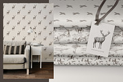 Rustic Hunting Toile Patterns, a Pattern Graphic by Ette Design (Thumbnail 7 of 9)