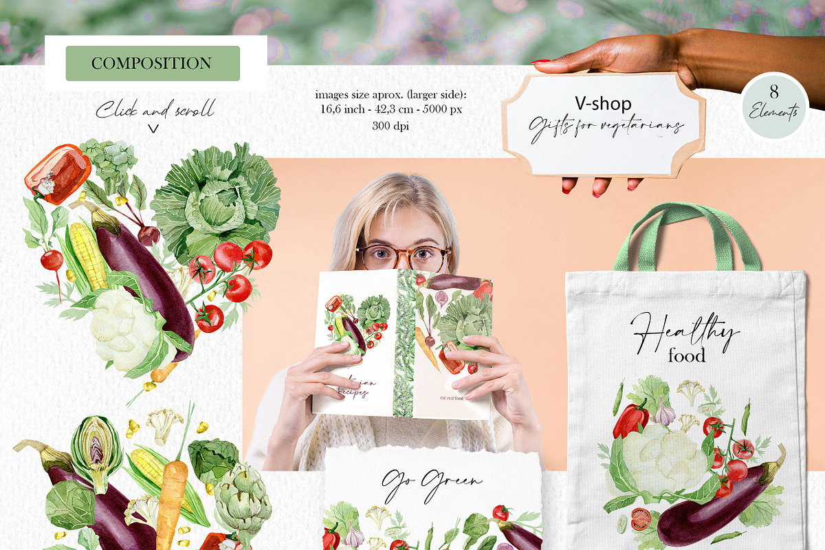 Vegetables & eco organic farm, an Object Graphic by AnnaTkachi (Photo 3 of 8)