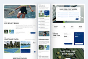 Tennis Academy Website UI Figma, an UI Kit Template by peterdraw (Thumbnail 2 of 7)